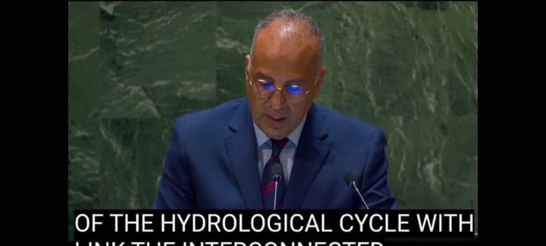 سويلم يشارك فى الجلسة الختامية لمؤتمر الأمم المتحدة للمياه ، ويعرض نتائج "الحوار التفاعلي حول المياه والمناخ"