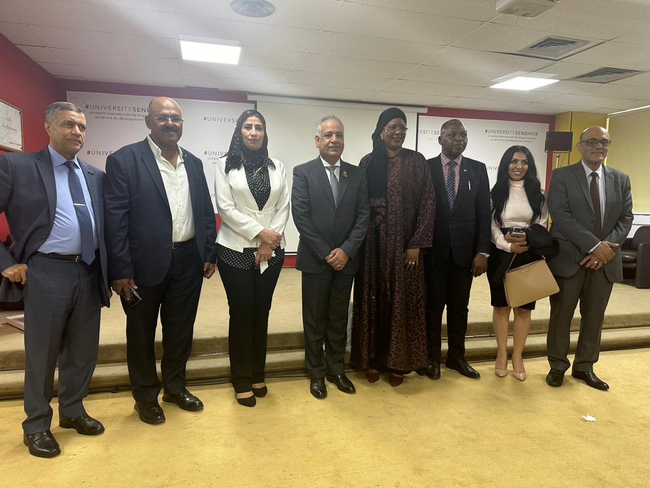 المصريين الافارقة تشارك في حفل تخرّج دفعة من طلاب الدراسات العليا للدول الأفريقية الناطقة بالفرنسية من جامعة سنجور بالاسكندرية