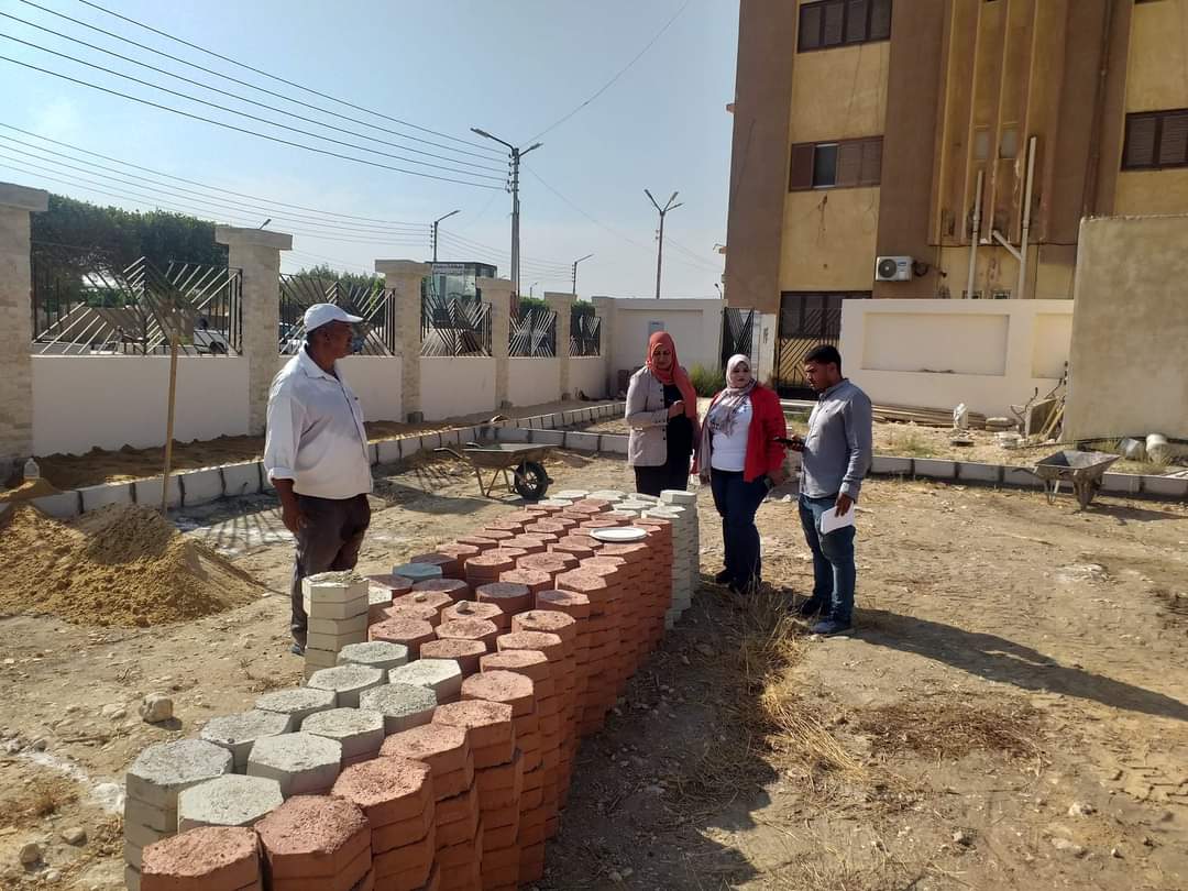 بدء أعمال إنشاء حديقة عامة بحي الكوثر بسوهاج 