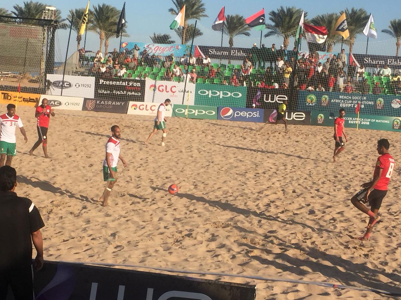 مصر تسحق المغرب 6 / 1 فى أمم أفريقيا للكرة الشاطئية