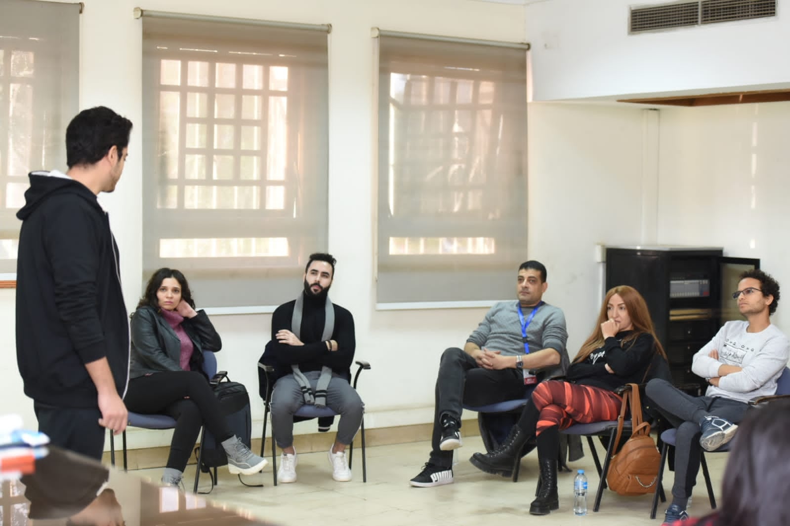 لينا خوري : ورشتي بمهرجان المسرح التجريبي هدفها كان التدريب لتحضير مشهد تمثيلي