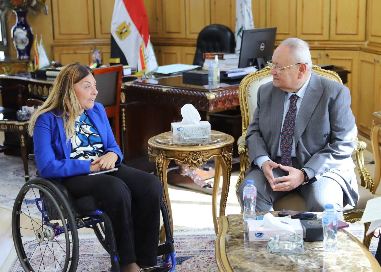  القومي للأشخاص ذوي الإعاقة يبحث التعاون مع مجلس الدولة حول تعزيز حقوق ذوي الإعاقة