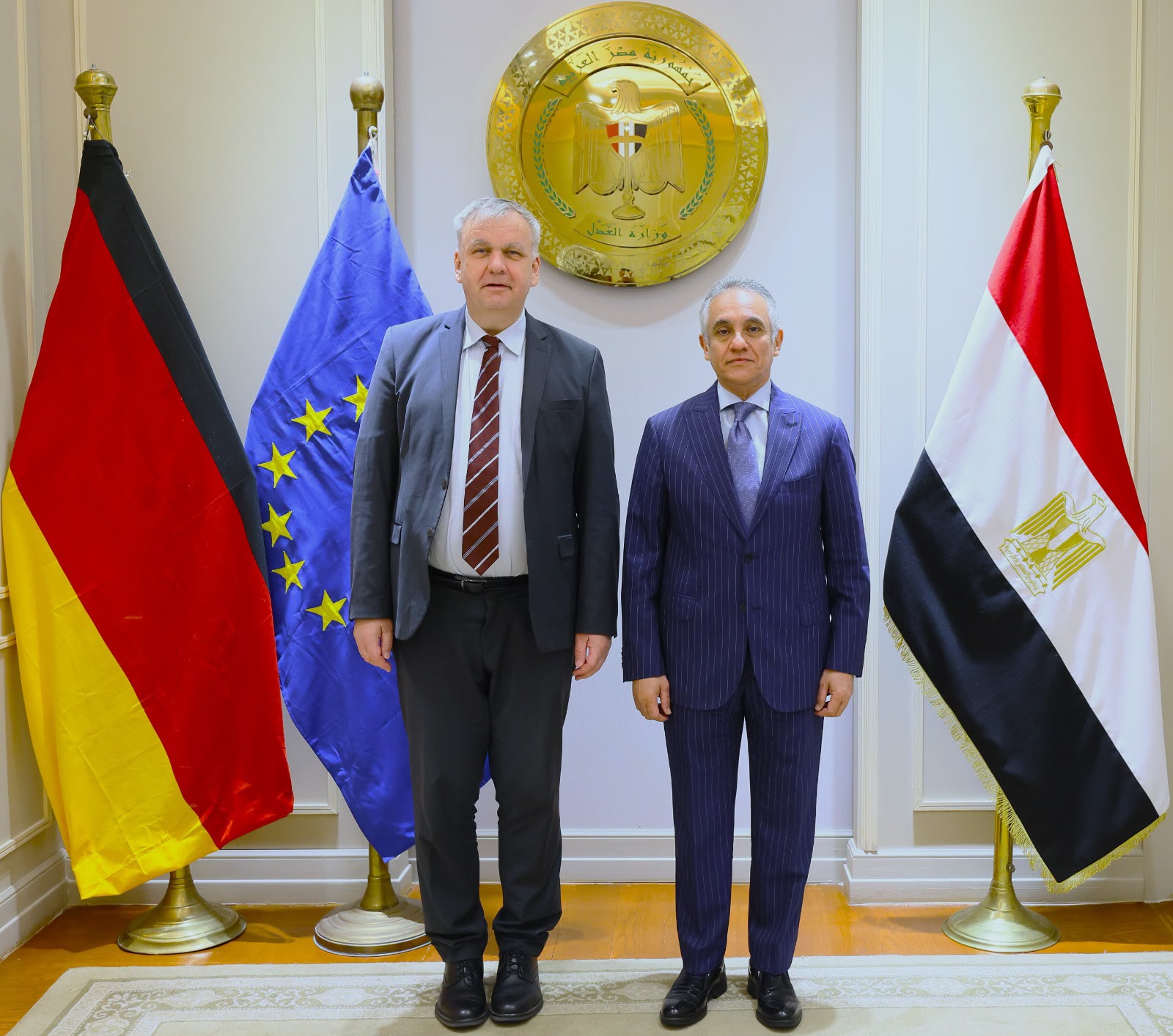 مصر وألمانيا يبحثان التعاون القضائي المستقبلي   