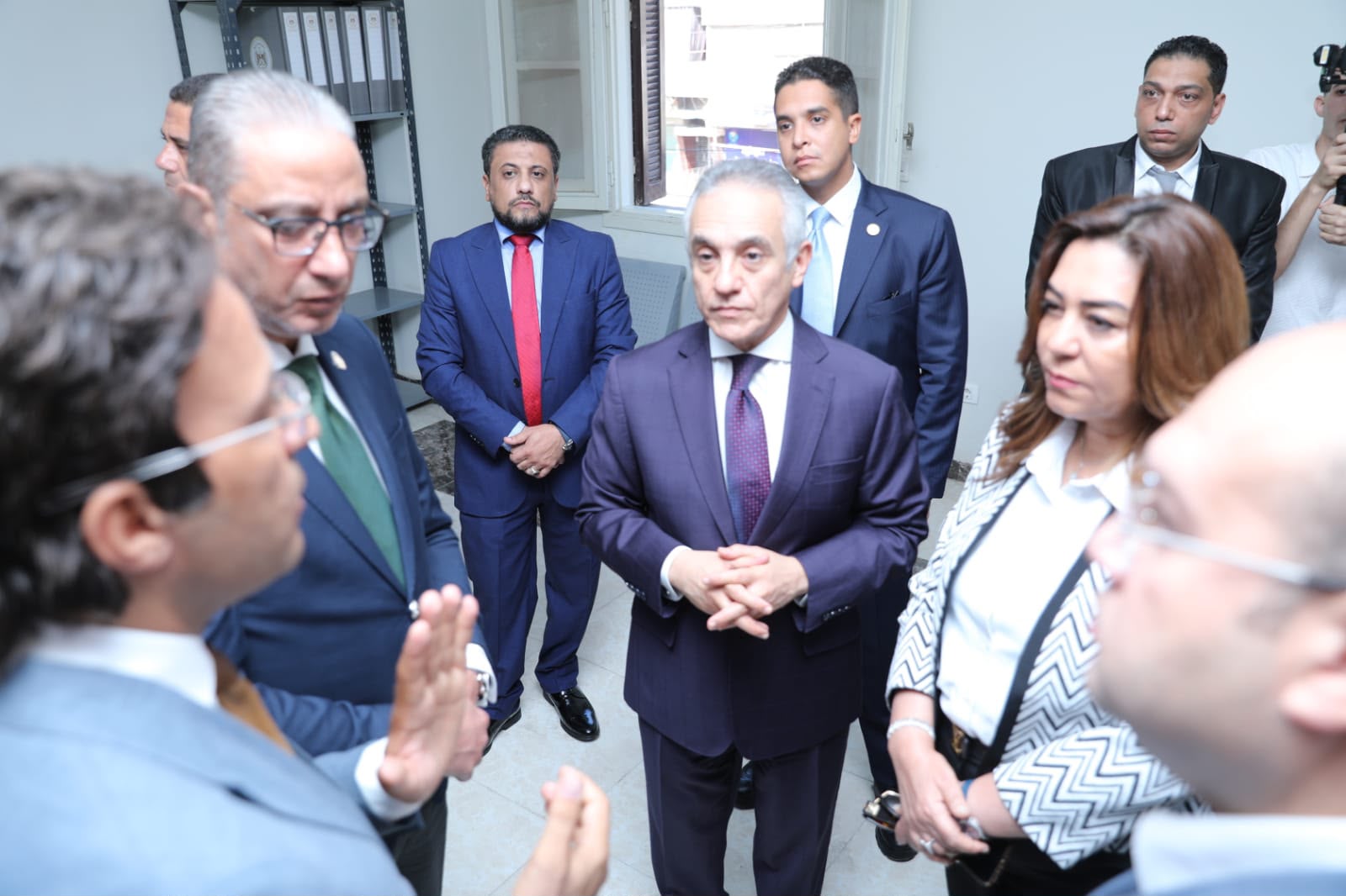 وزيرا العدل و" المحلية" ومحافظ الجيزة ، يشهدون  تشغيل  توثيق «الودي»   الشريف : استمرار وزارة العدل  في أحدث النظم التكنولوجية لتطوير المنظومة