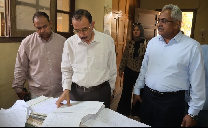 خلال جولة ميدانية بمدينة أخميم اليوم  محافظ سوهاج يتفقد المنطقة الأثرية ويوجه بتطوير المصانع