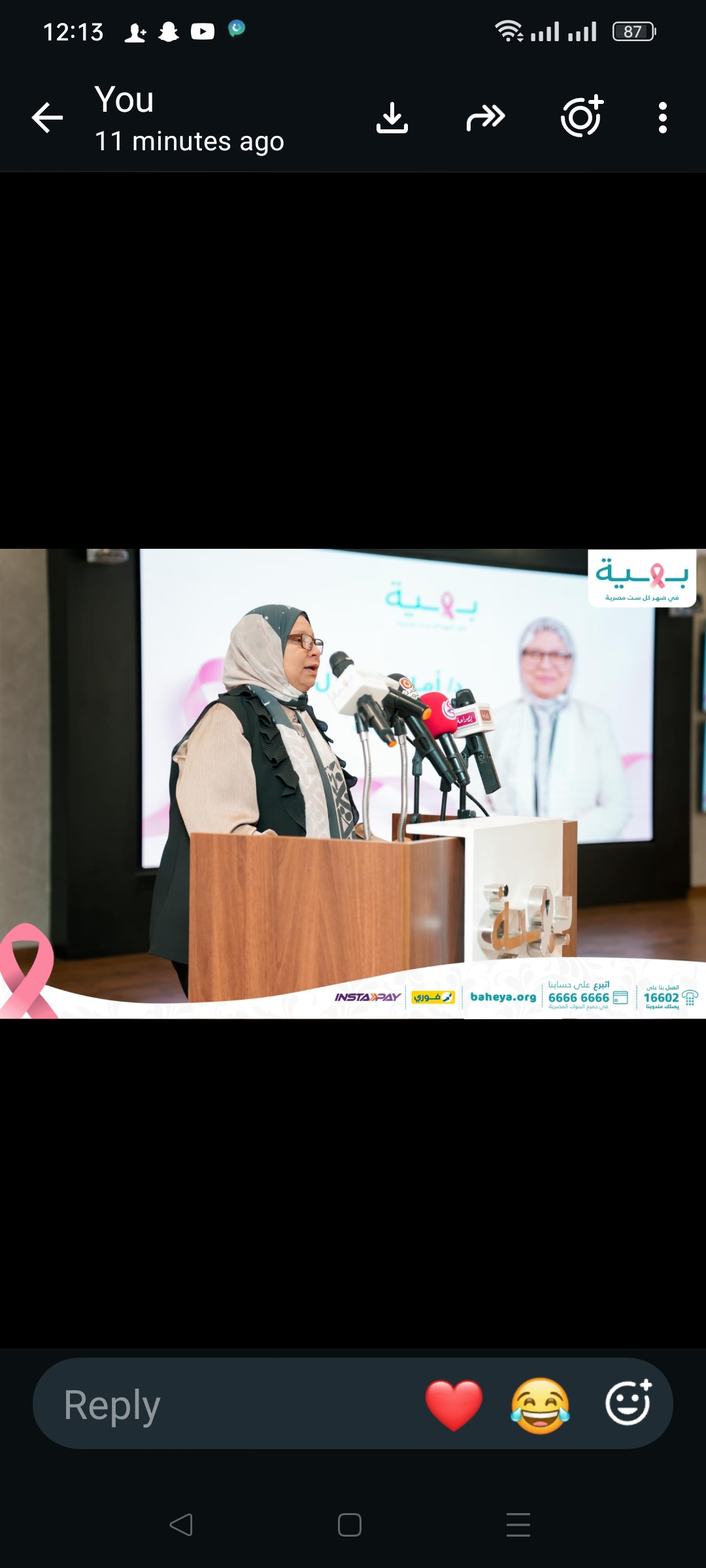 التوعية بأهمية الكشف المبكر .. أهم التوصيات بمؤتمر بهية لمكافحة سرطان الثدي
