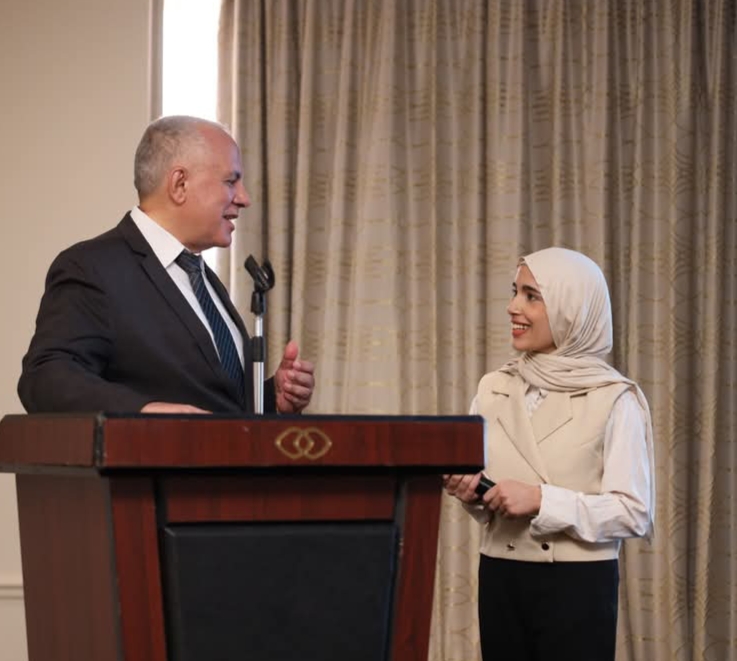  بسملة رضا ..  تتألق بمشروع تطوير خلايا الوقود الميكروبية لمعالجة مياه الصرف الصحي ..        فى مسابقة سيدارى الدولية